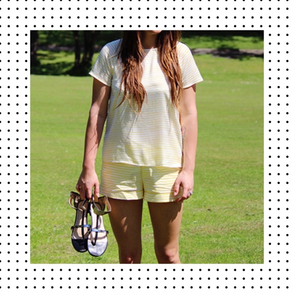 ZARA - Trafaluc Stripe V-back Blouse S - Picture 5 of 10